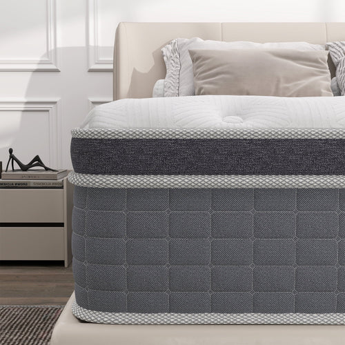 10 Inch Queen Mattress Gel Memory Foam Spring Hybrid Mattress In A Box Medium Firm