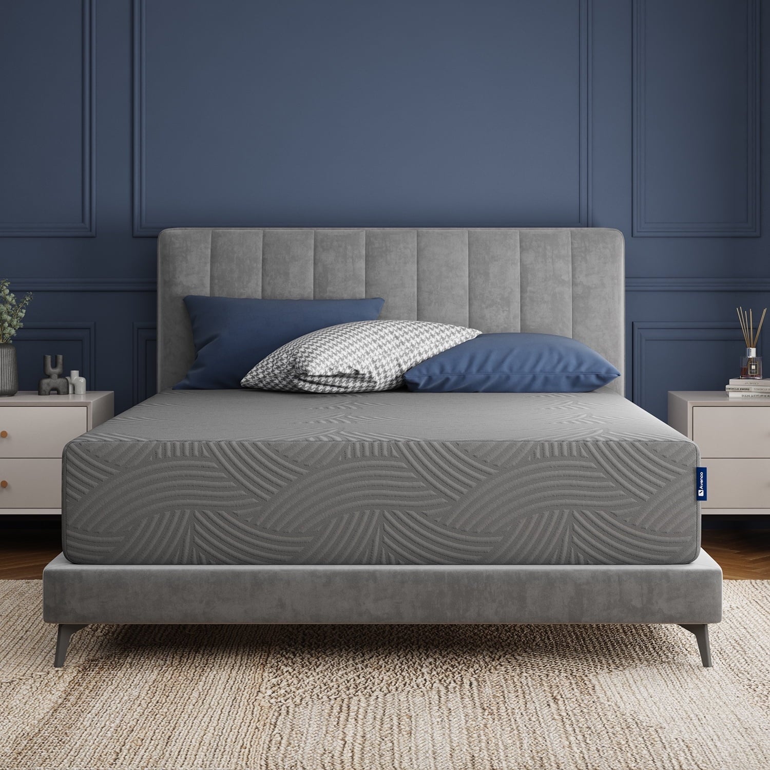 Avenco Essential 8" Medium-Firm Memory Foam Mattress, Full Size