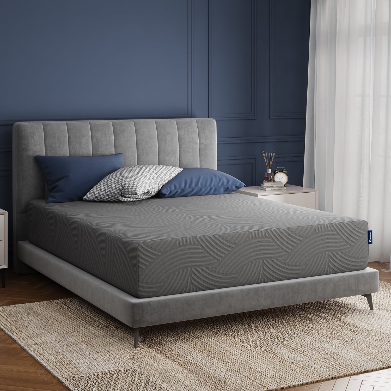 Avenco Essential 8" Medium-Firm Memory Foam Mattress, Full Size