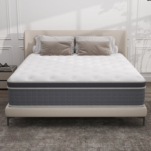 10 Inch Queen Mattress Gel Memory Foam Spring Hybrid Mattress In A Box Medium Firm